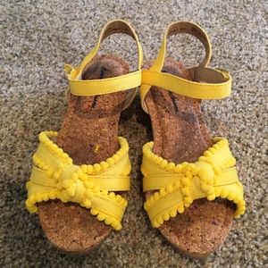 Hanna Anderson Bright yellow sandals